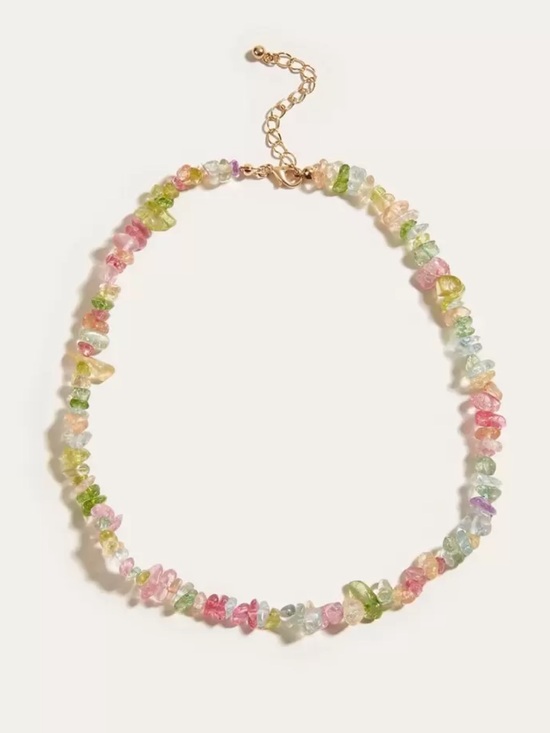 Free People Jewelry - Multicolor Pastel stone Necklace N2079